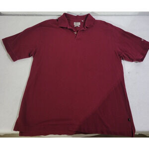 Callaway Polo Shirt Mens XL Golf Vintage Cotton Logo RED